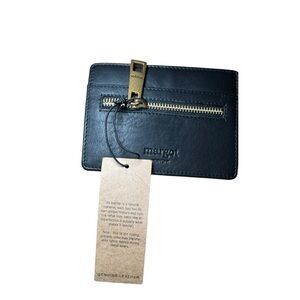 MARGOT NEW YORK Black Leather Card Holder NWT
